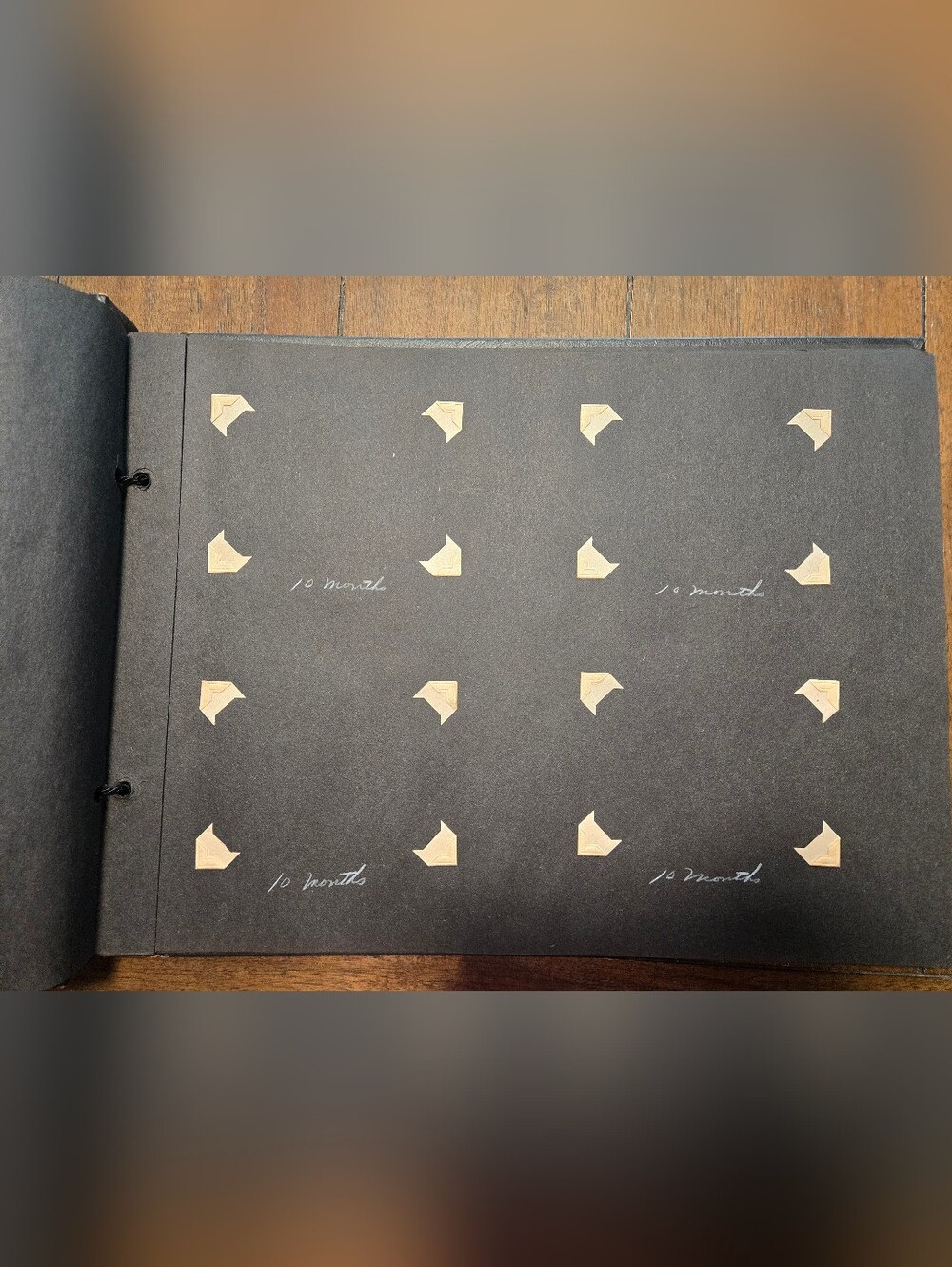 Vintage Scrapbook 1940s, Tie-bound, Cursive Writing, Photo Album Keepsake - Picture 8 of 12